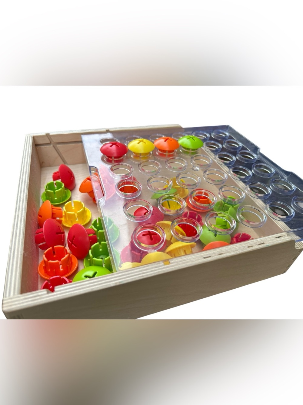 Lovevery Mosaic Button Board From Companion Play Kit Montessori Toy 2 Year Old